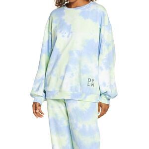 BY DYLN Xander Tie Dye Logo Crewneck Sz‎ Medium